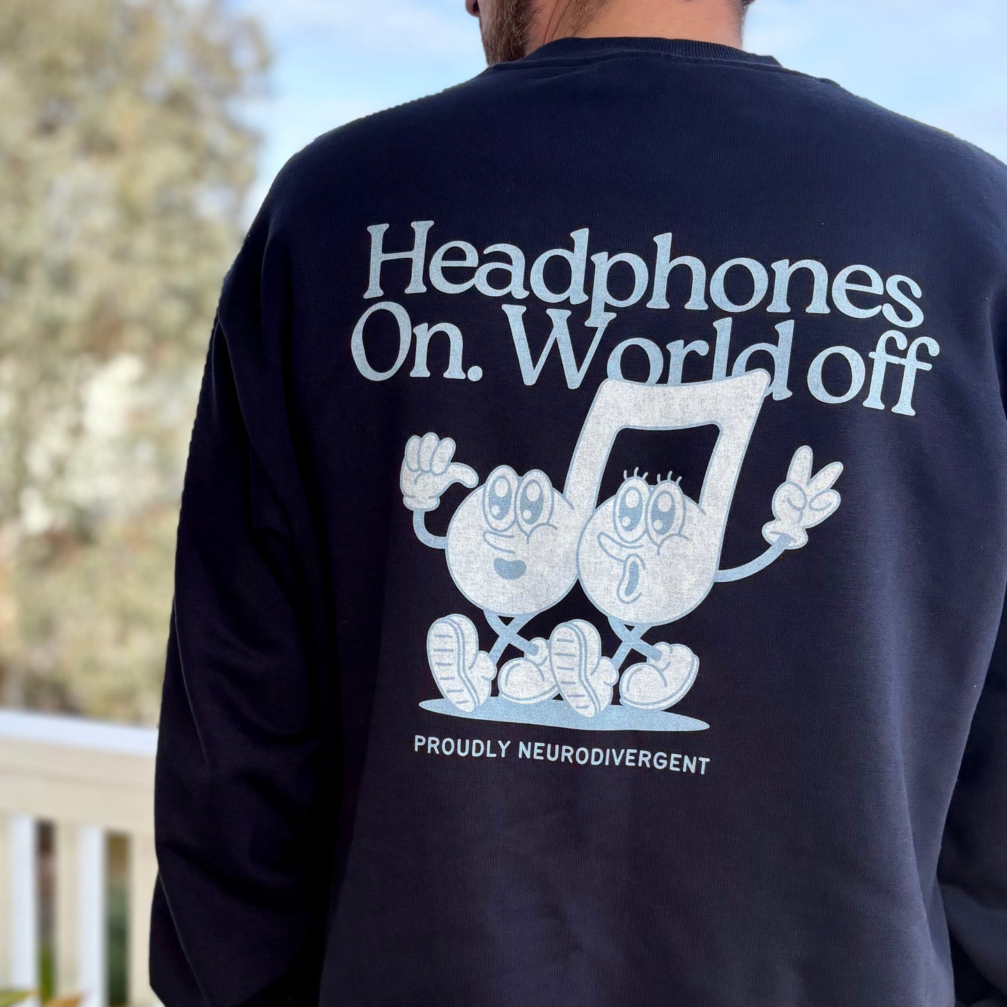 Headphones On, World Off – Relax Crew Navy