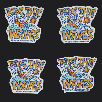 Iron On- Ride the Waves